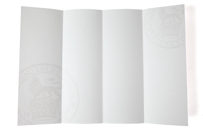 席次表B4サイズ シックスペンス グレー【結婚式 ペーパー 席次表】