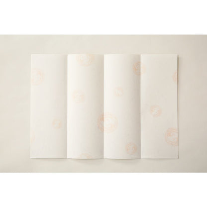 席次表B4サイズ 双縁 くれない【結婚式 ペーパー 席次表】