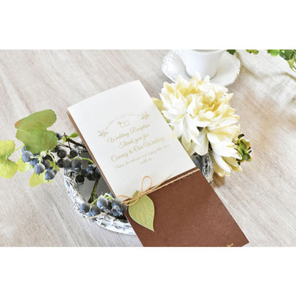 席次表A3サイズ セレーナ【結婚式 ペーパー 席次表】