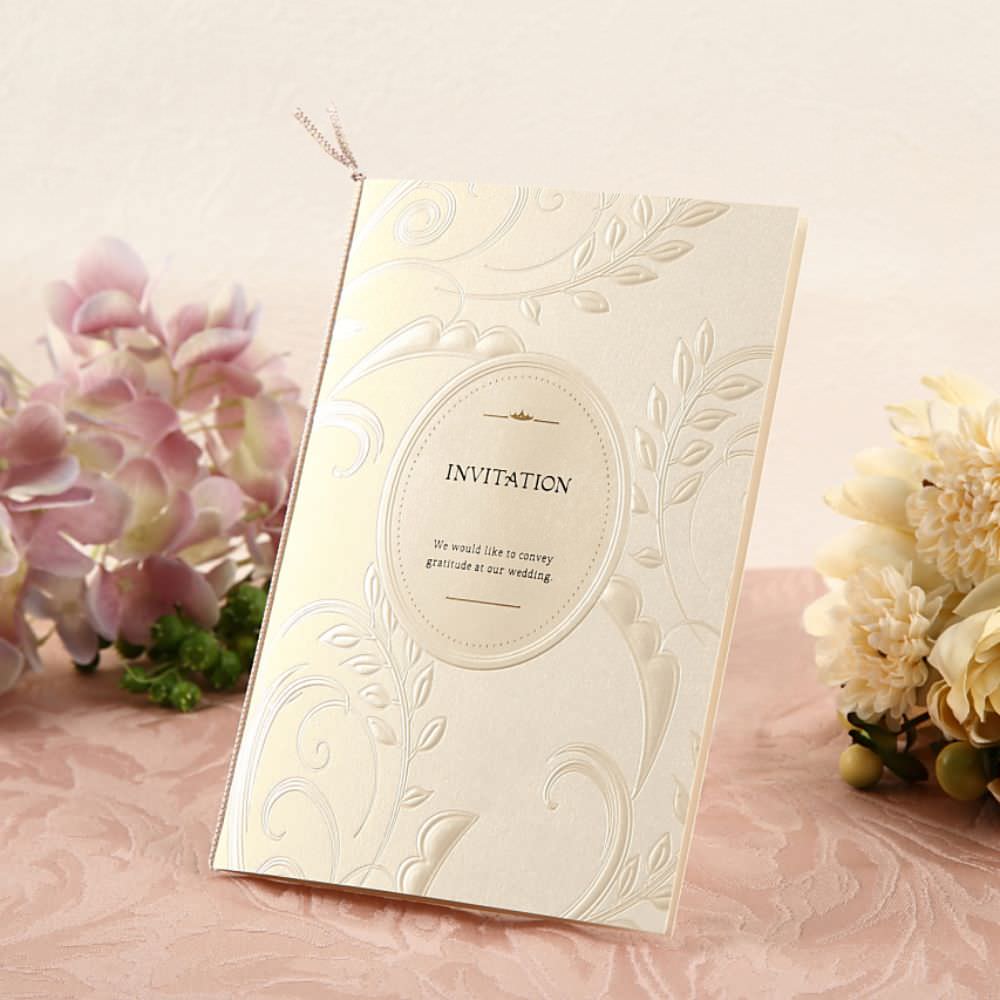 招待状セット ロマネスク パール【結婚式 ペーパー 招待状】