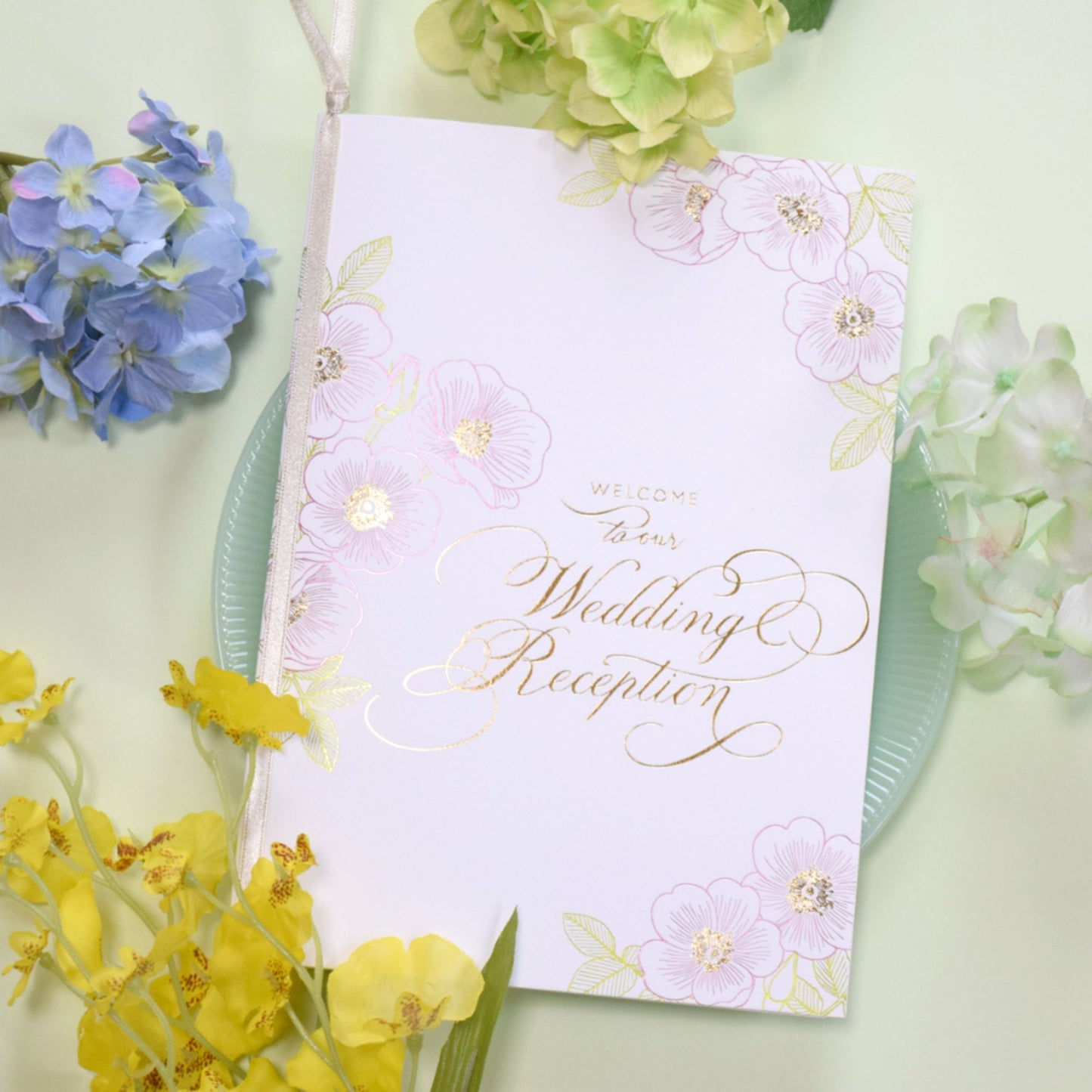 【結婚式 席次表】ローズボーテ(印刷込み)【結婚式 ペーパー 席次表】