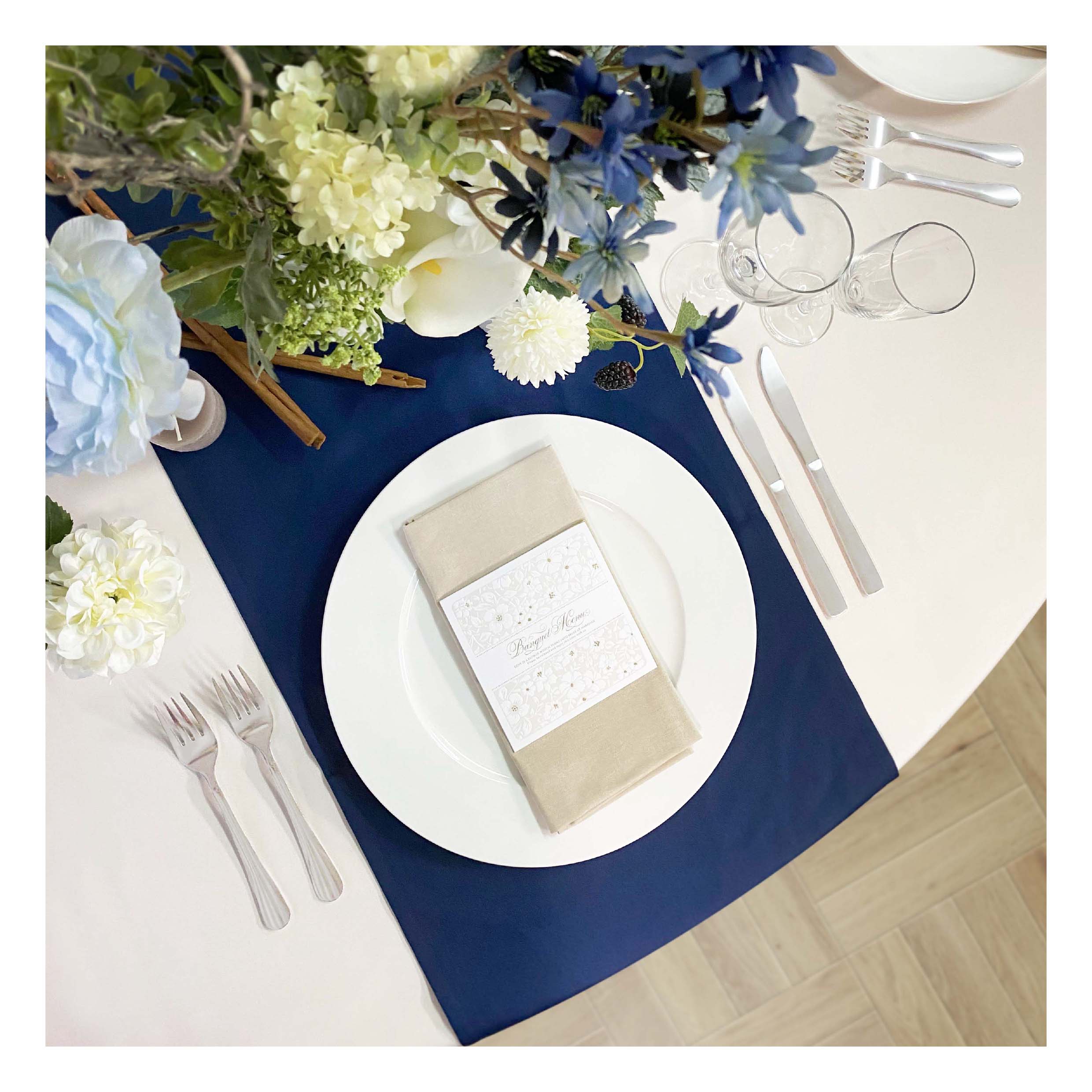 結婚式用　テーブルランナー runnerplain35-270-