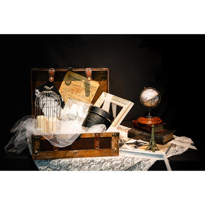 【3泊4日レンタル】アンティークコーディネートセット アンティークウェディングにおすすめ トランク おしゃれグッズ 【結婚式 ウェルカムボード レンタル】