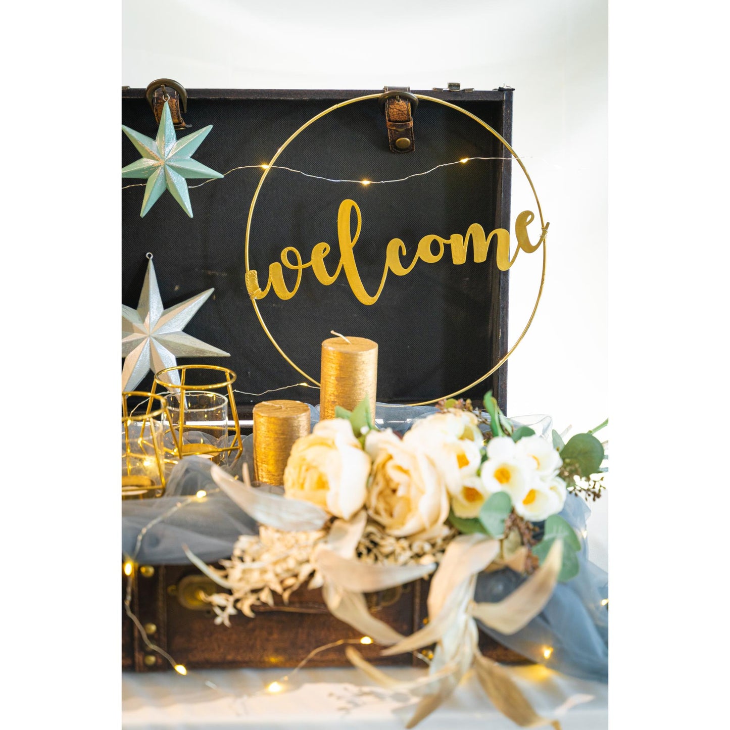 【3泊4日レンタル】クラシックコーディネートセット クラシックウェディングにおすすめ ウェルカムグッズ トランク おしゃれグッズ 【結婚式 ウェルカムボード レンタル】