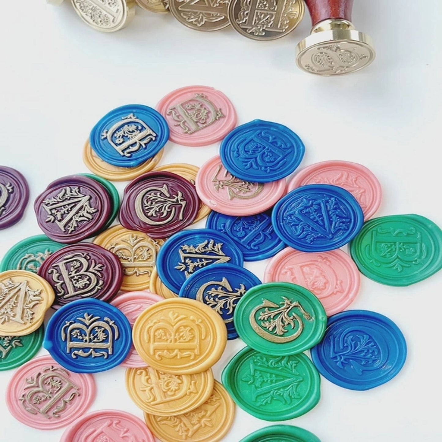 エスコートカード スイッチングレター シーリングスタンプセット 【結婚式 ペーパー エスコートカード】