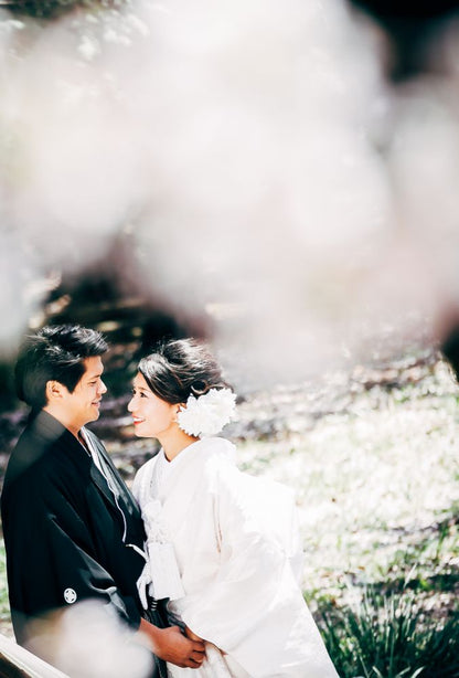 【フォトウェディング】東京都　春爛漫❀桜ロケーションフォト　【結婚式　写真　フォト　撮影】