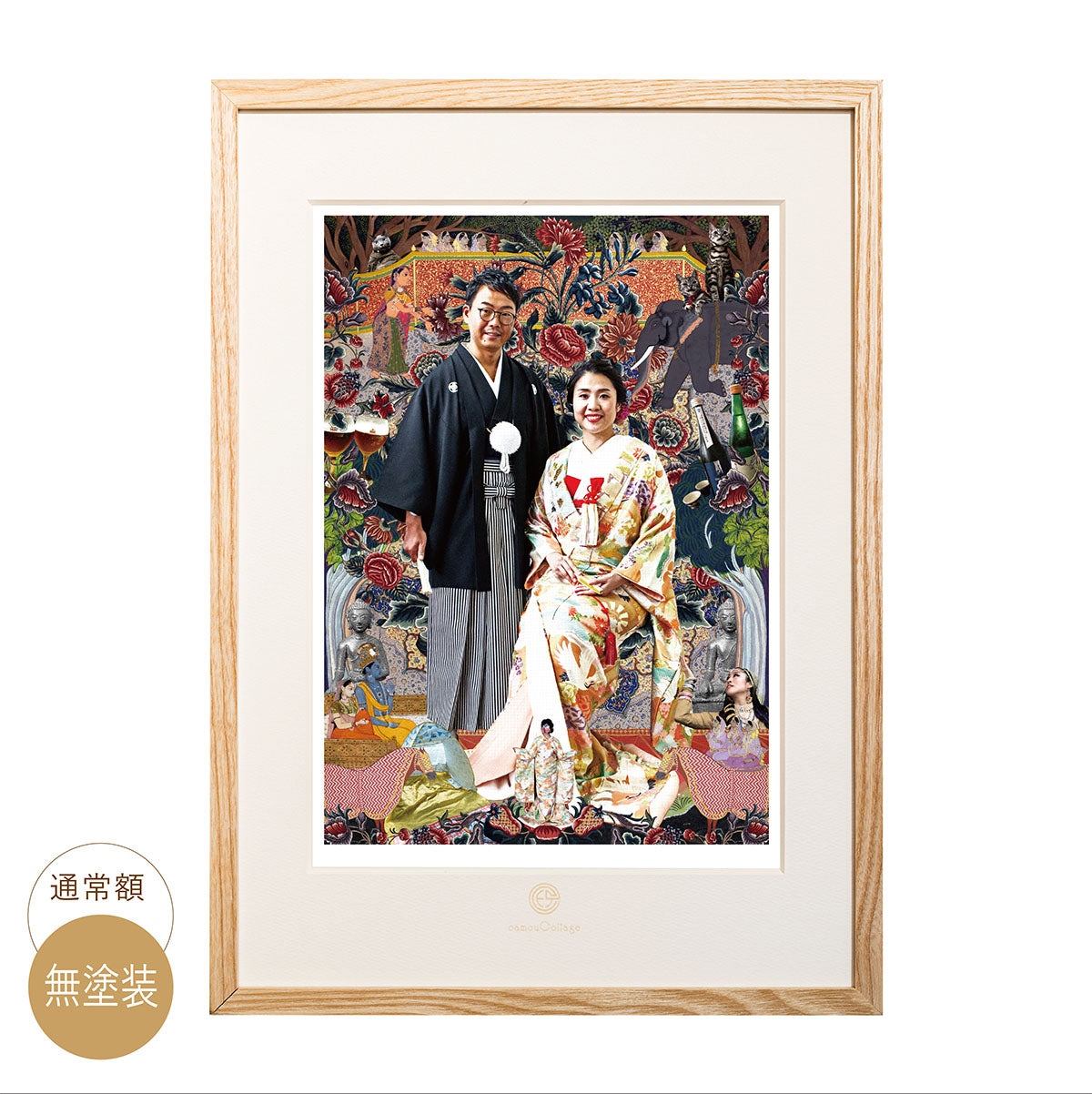 肖像コラージュ【A3サイズ・通常額】ウェルカムボード 【結婚式