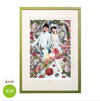 肖像コラージュ【A3サイズ・通常額】ウェルカムボード 【結婚式 ウェルカムボード オーダーメイド】