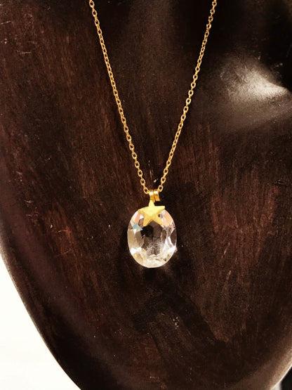 STAR RockCry/M Oval Nc/ブライダルアクセサリー 【結婚式 ネックレス】