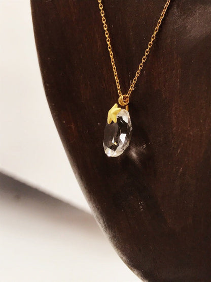 STAR RockCry/M Oval Nc/ブライダルアクセサリー 【結婚式 ネックレス】