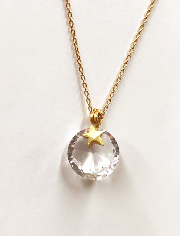 STAR RockCry/L Nc/ブライダルアクセサリー 【結婚式 ネックレス】