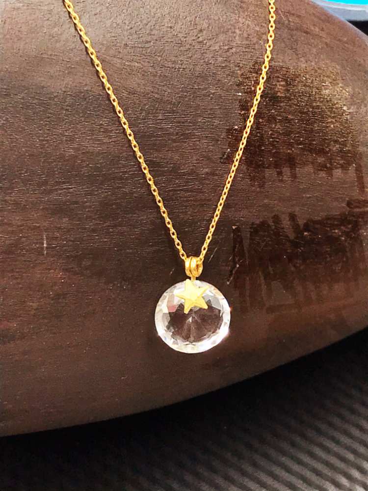 STAR RockCry/L Nc/ブライダルアクセサリー 【結婚式 ネックレス】