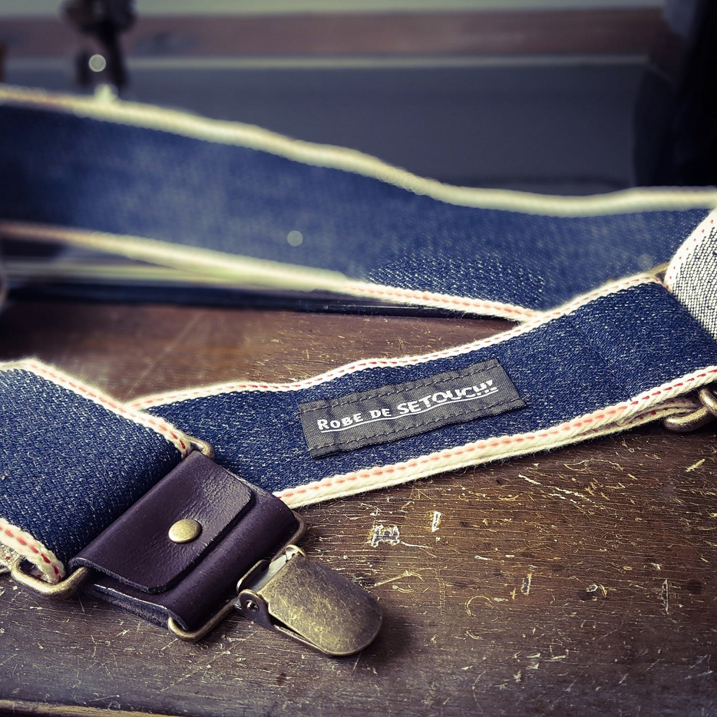 selvedge series蝶ネクタイ&サスペンダー 【結婚式 メンズ小物】