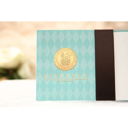 招待状セット シックスペンス ターコイズ【結婚式 ペーパー 招待状】