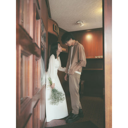 映画館貸し切り「シネコヤ」ロケーションフォト【結婚式 写真 フォトウェディング】