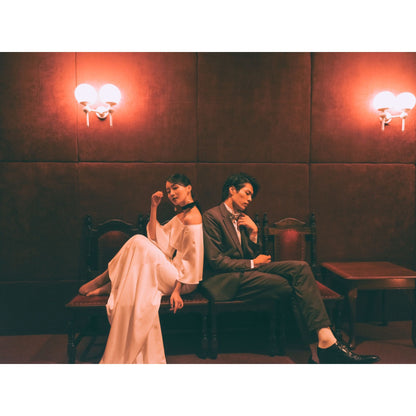 映画館貸し切り「シネコヤ」ロケーションフォト【結婚式 写真 フォトウェディング】