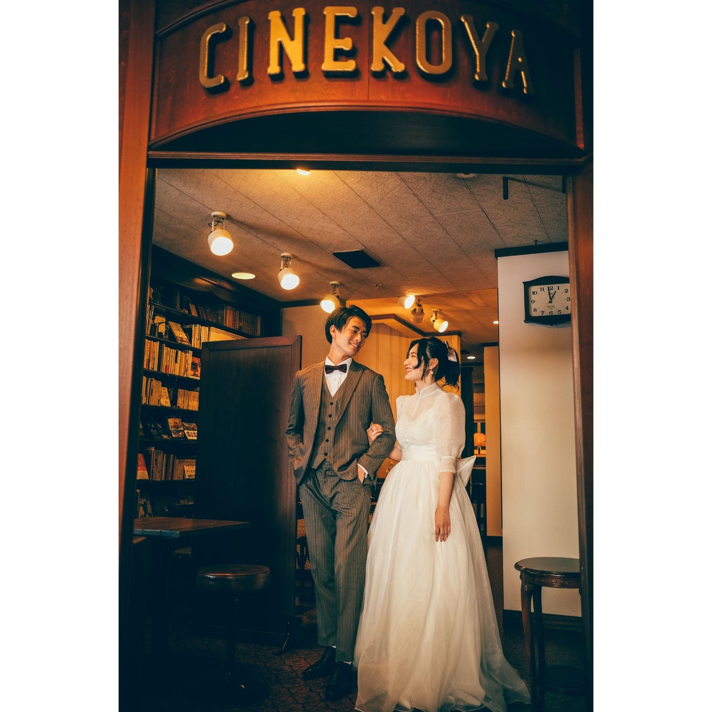 映画館貸し切り「シネコヤ」ロケーションフォト【結婚式 写真 フォトウェディング】