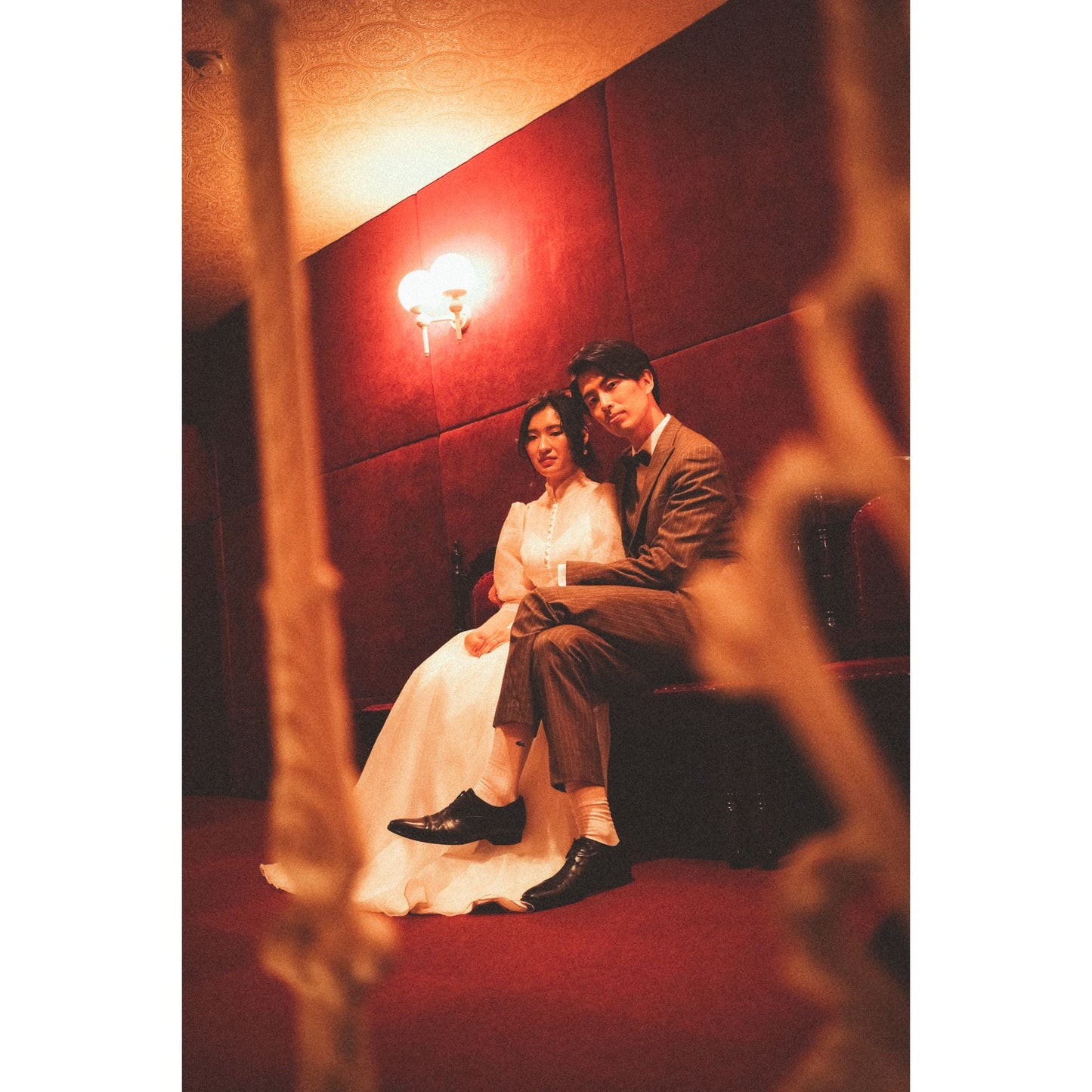 映画館貸し切り「シネコヤ」ロケーションフォト【結婚式 写真 フォトウェディング】