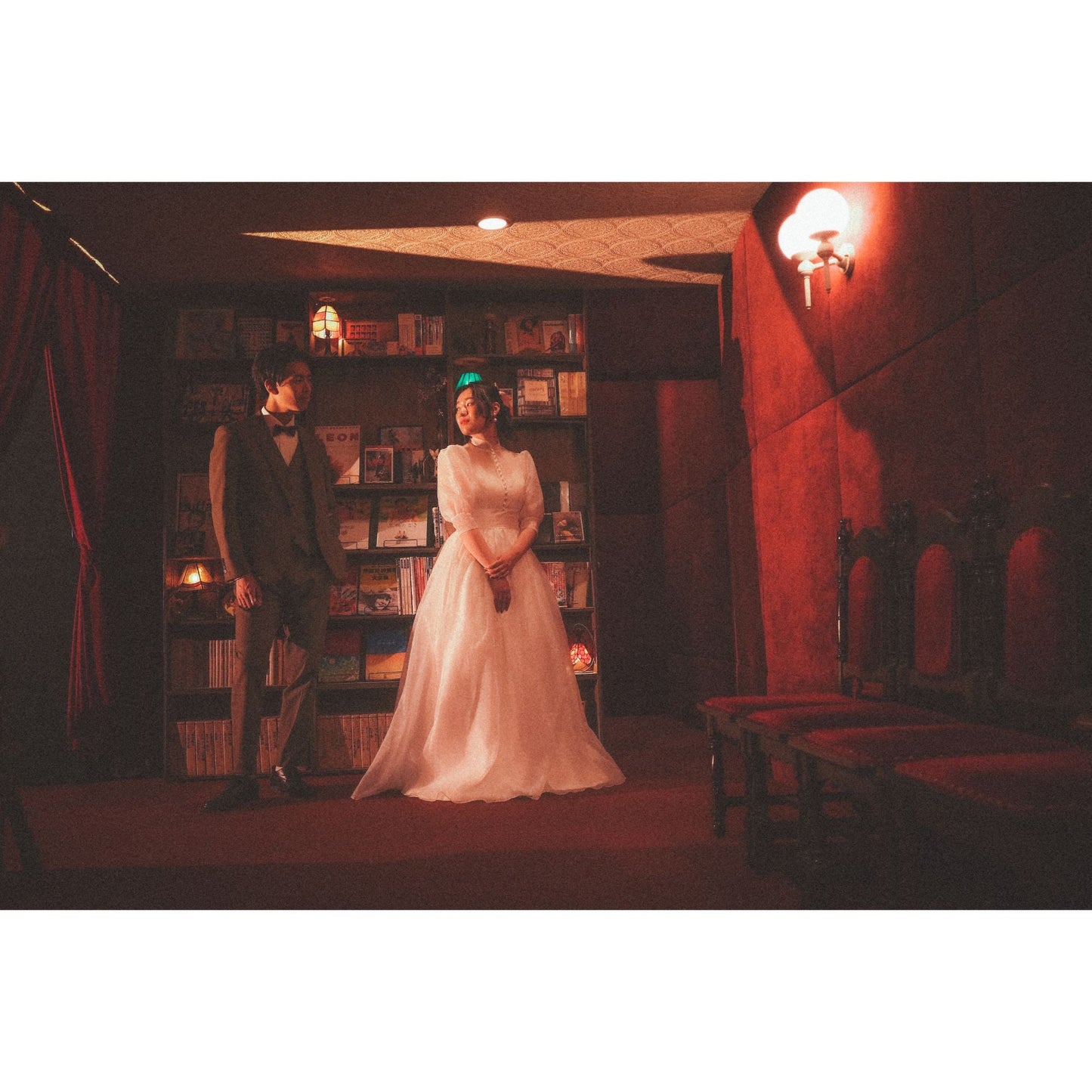 映画館貸し切り「シネコヤ」ロケーションフォト【結婚式 写真 フォトウェディング】