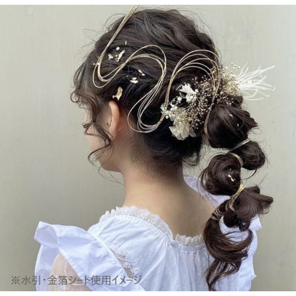 ドライフラワーヘッドパーツ #003【髪飾り 結婚式 前撮り 和装