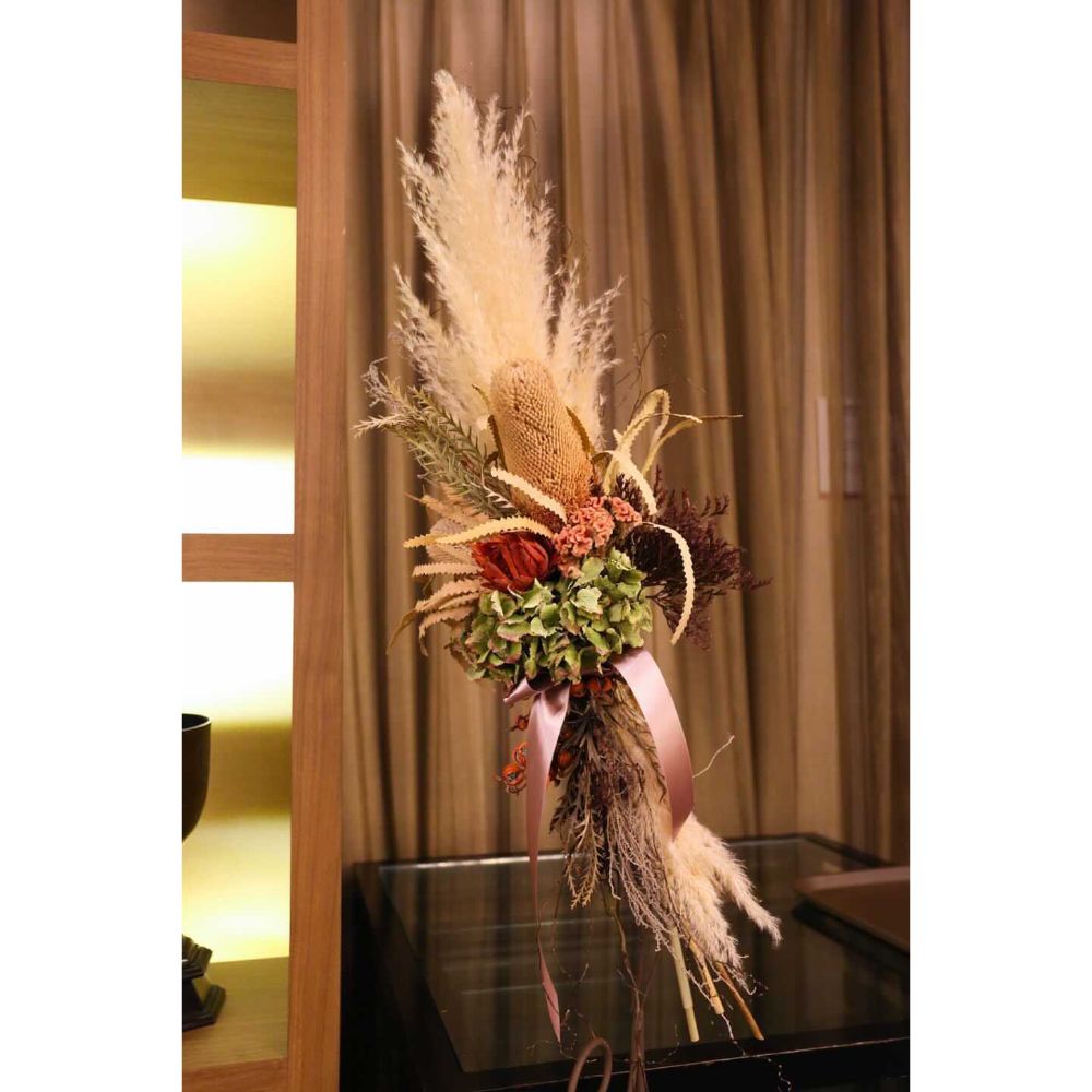 【ドライフラワー】ドライフラワーブーケ 【結婚式 フラワー ドライフラワー ブーケ ブートニア オーダーメイド】