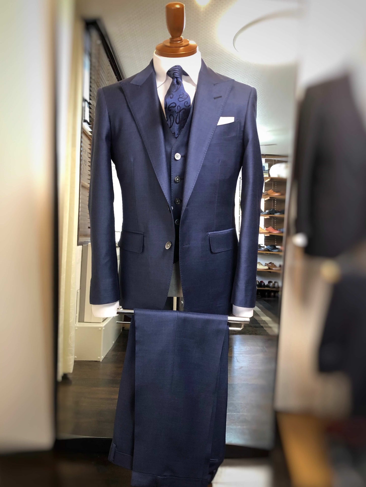 TOKYOTAILORオーダースーツ 【結婚式 ウェディングスーツ オーダーメイド ブルー】 【結婚式 タキシード オーダーメイド】