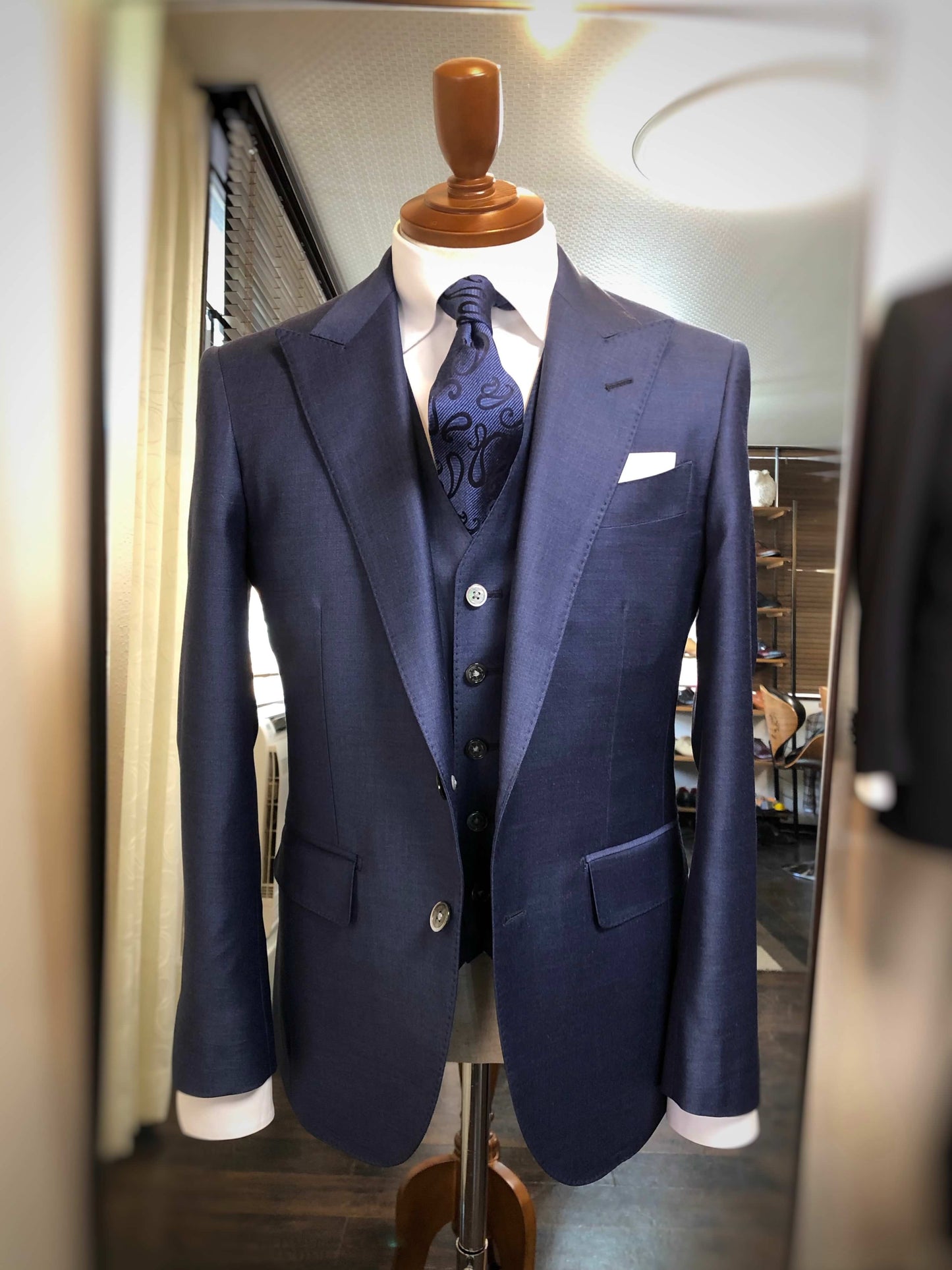 TOKYOTAILORオーダースーツ 【結婚式 ウェディングスーツ オーダーメイド ブルー】 【結婚式 タキシード オーダーメイド】