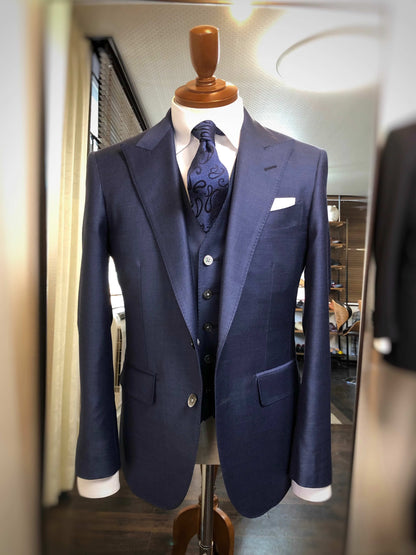 TOKYOTAILORオーダースーツ 【結婚式 ウェディングスーツ オーダーメイド ブルー】 【結婚式 タキシード オーダーメイド】