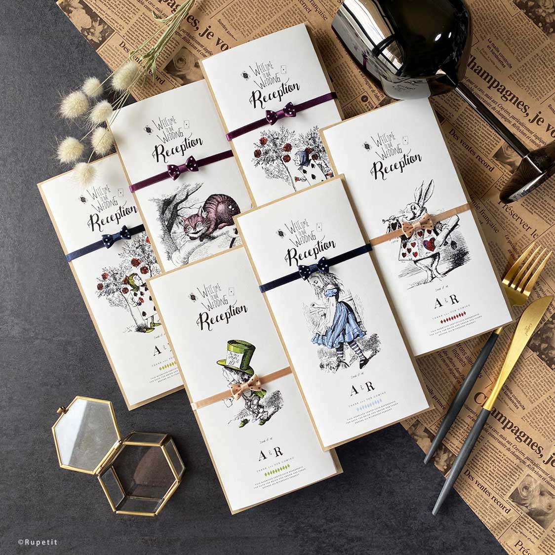 【結婚式 席次表】Alice SET【結婚式 ペーパー 席次表】