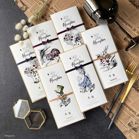 【結婚式 席次表】Alice SET【結婚式 ペーパー 席次表】