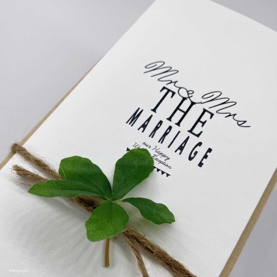 Andy Black席次表【結婚式 ペーパー 席次表】