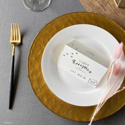 【結婚式 席次表】Cat Set(ロール)【結婚式 ペーパー 席次表】