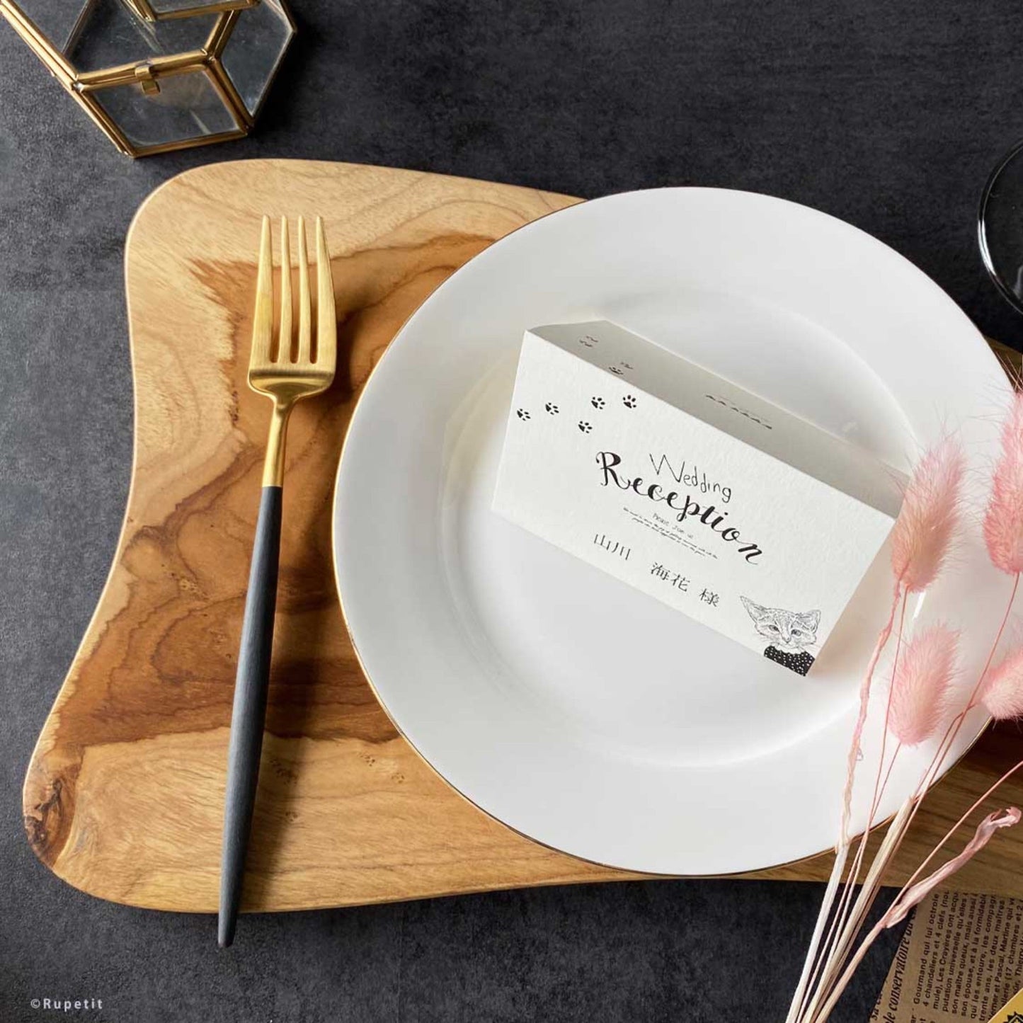 【結婚式 席次表】Cat Set(ロール)【結婚式 ペーパー 席次表】