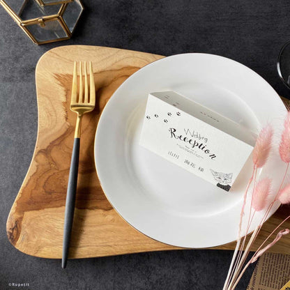 【結婚式 席次表】Cat Set【結婚式 ペーパー 席次表】