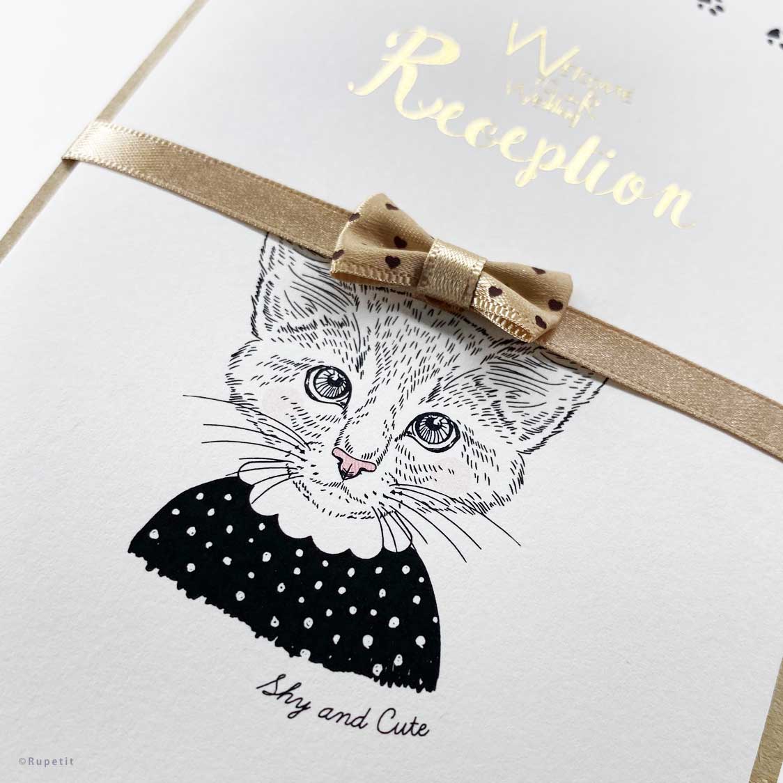 【結婚式 席次表】Cat Set【結婚式 ペーパー 席次表】