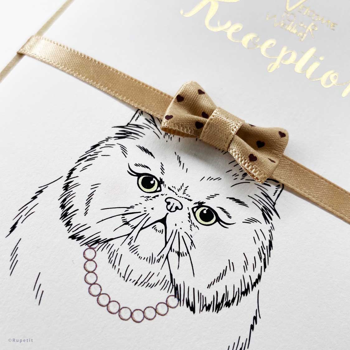 【結婚式 席次表】Cat Set【結婚式 ペーパー 席次表】