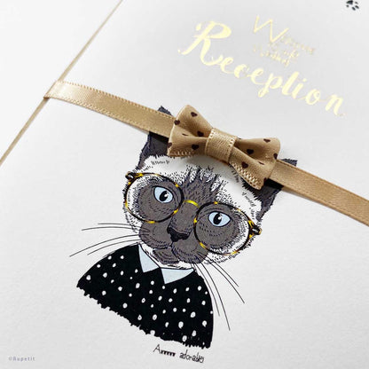 【結婚式 席次表】Cat Set【結婚式 ペーパー 席次表】