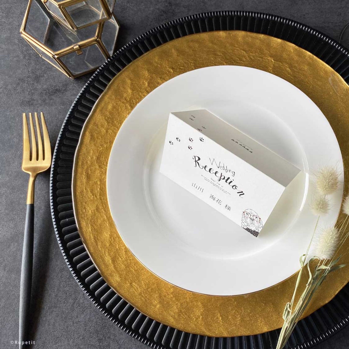 【結婚式 席次表】Dog Set【結婚式 ペーパー 席次表】