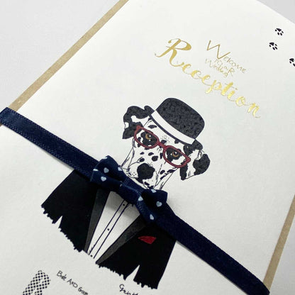 【結婚式 席次表】Dog Set【結婚式 ペーパー 席次表】