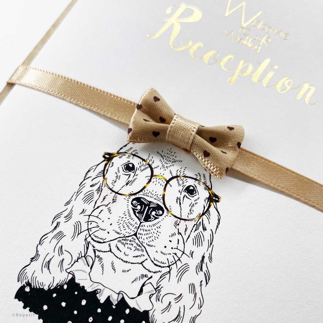 【結婚式 席次表】Dog Set【結婚式 ペーパー 席次表】