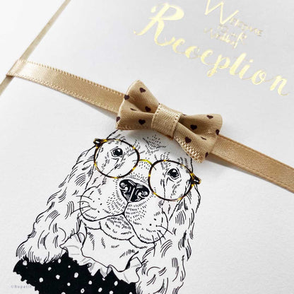 【結婚式 席次表】Dog Set【結婚式 ペーパー 席次表】