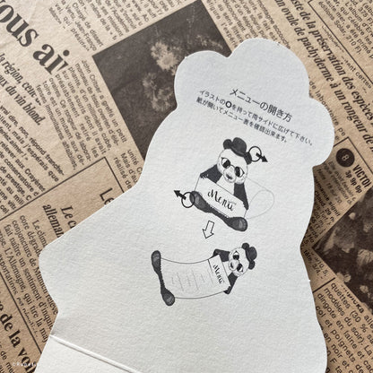 【結婚式 席札メニュー表】James(立体席札メニュー表)【結婚式 ペーパー メニュー表】