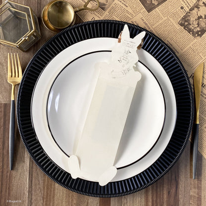 【結婚式 席札メニュー表】Sophia(立体)【結婚式 ペーパー メニュー表】