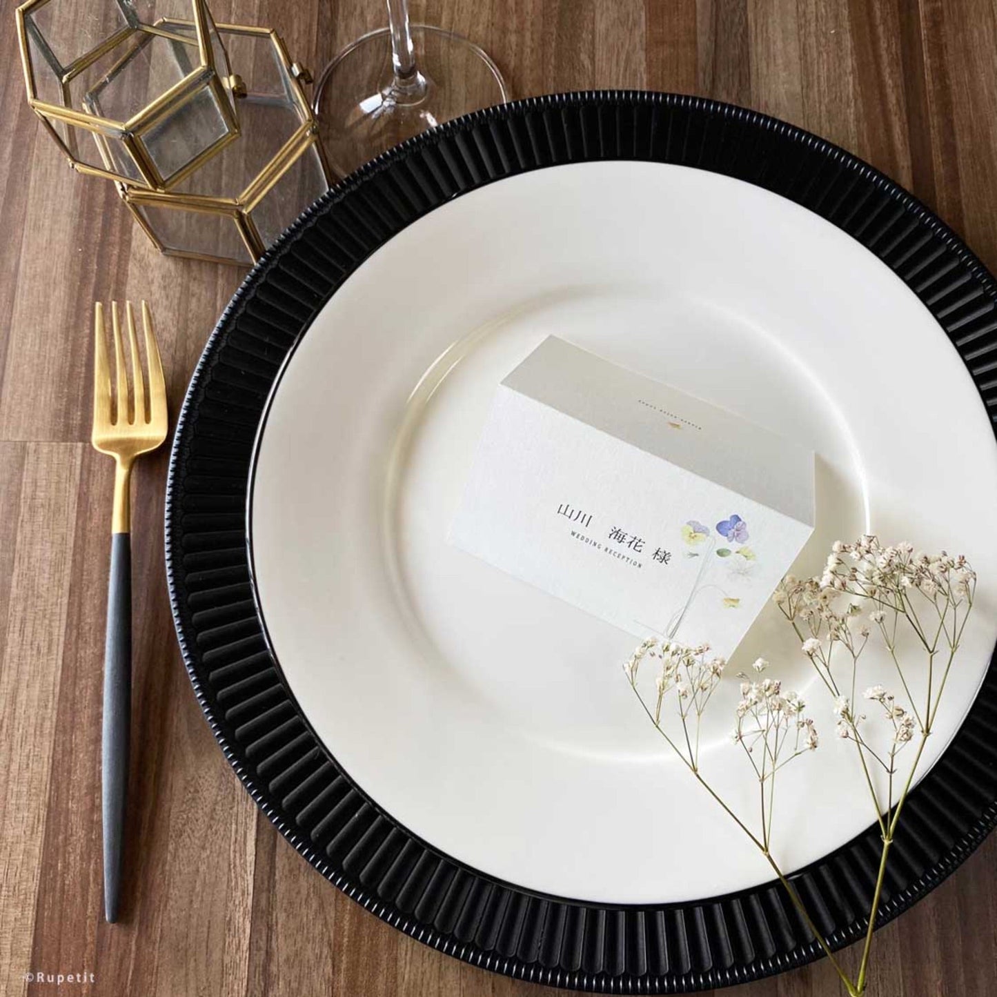 【結婚式 席次表】Ichirin Set【結婚式 ペーパー 席次表】