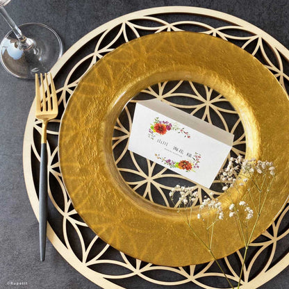 Japanese style席次表【結婚式 ペーパー 席次表】