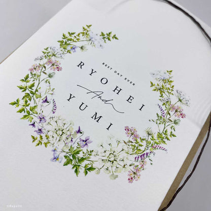 Natural席次表【結婚式 ペーパー 席次表】