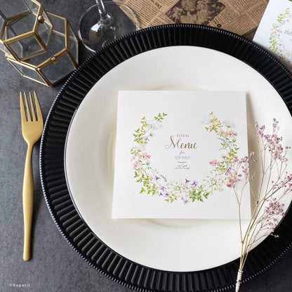 Natural席次表【結婚式 ペーパー 席次表】