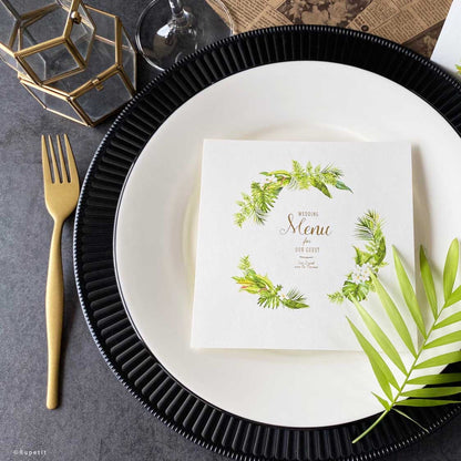 Resort席次表【結婚式 ペーパー 席次表】