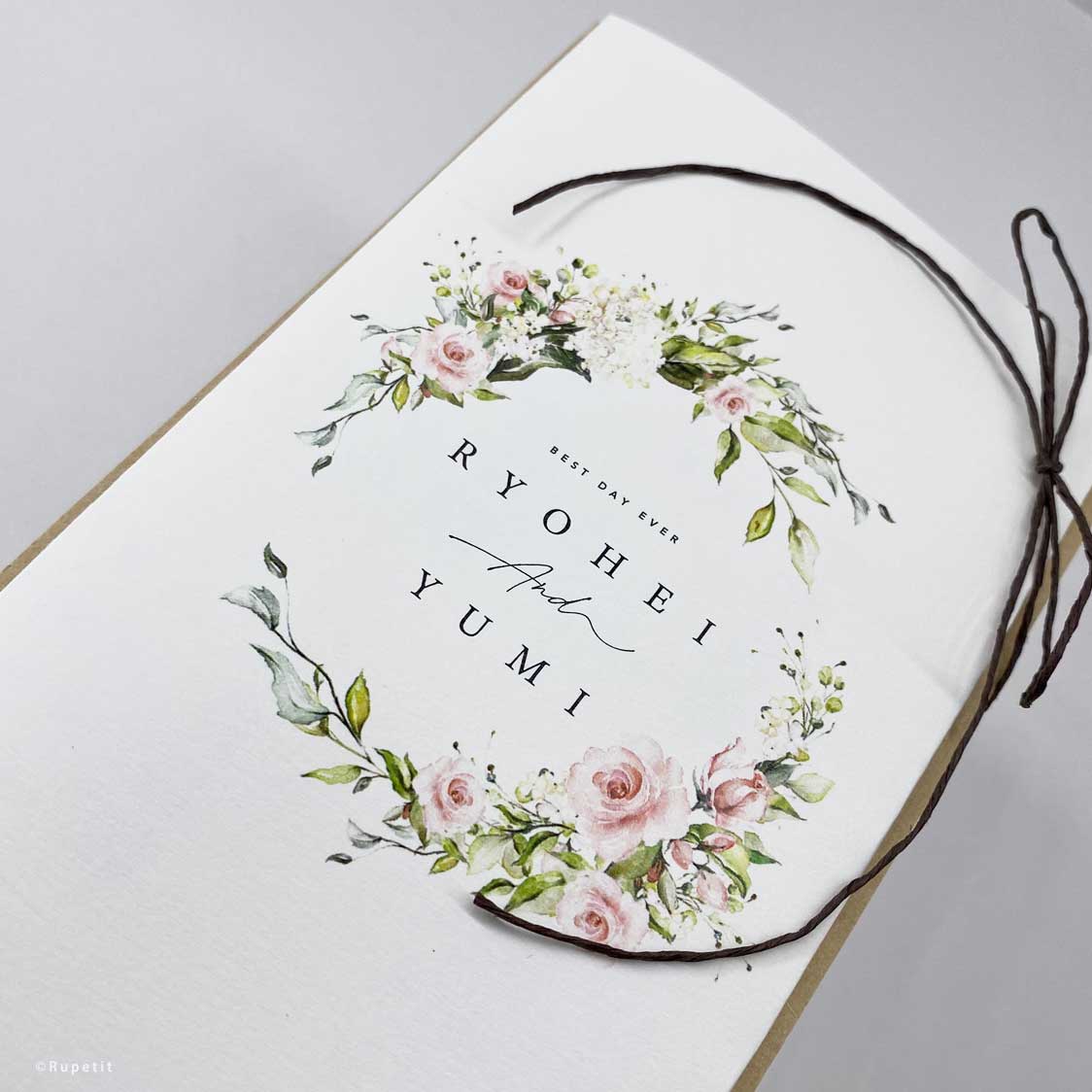 Romantic席次表【結婚式 ペーパー 席次表】