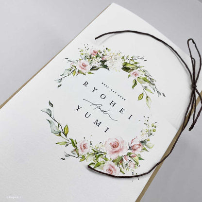 Romantic席次表【結婚式 ペーパー 席次表】